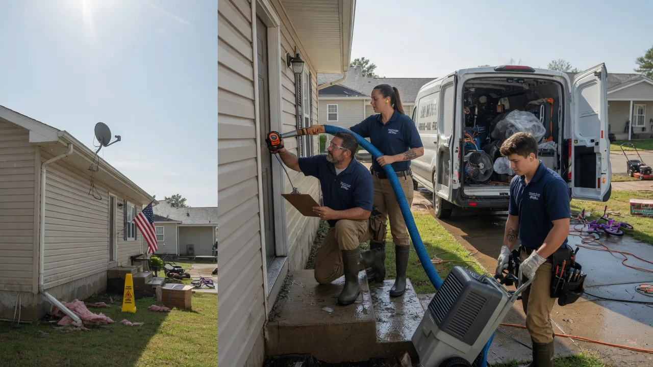 Ceiling Water Damage Restoration in Bentonia, MS near me